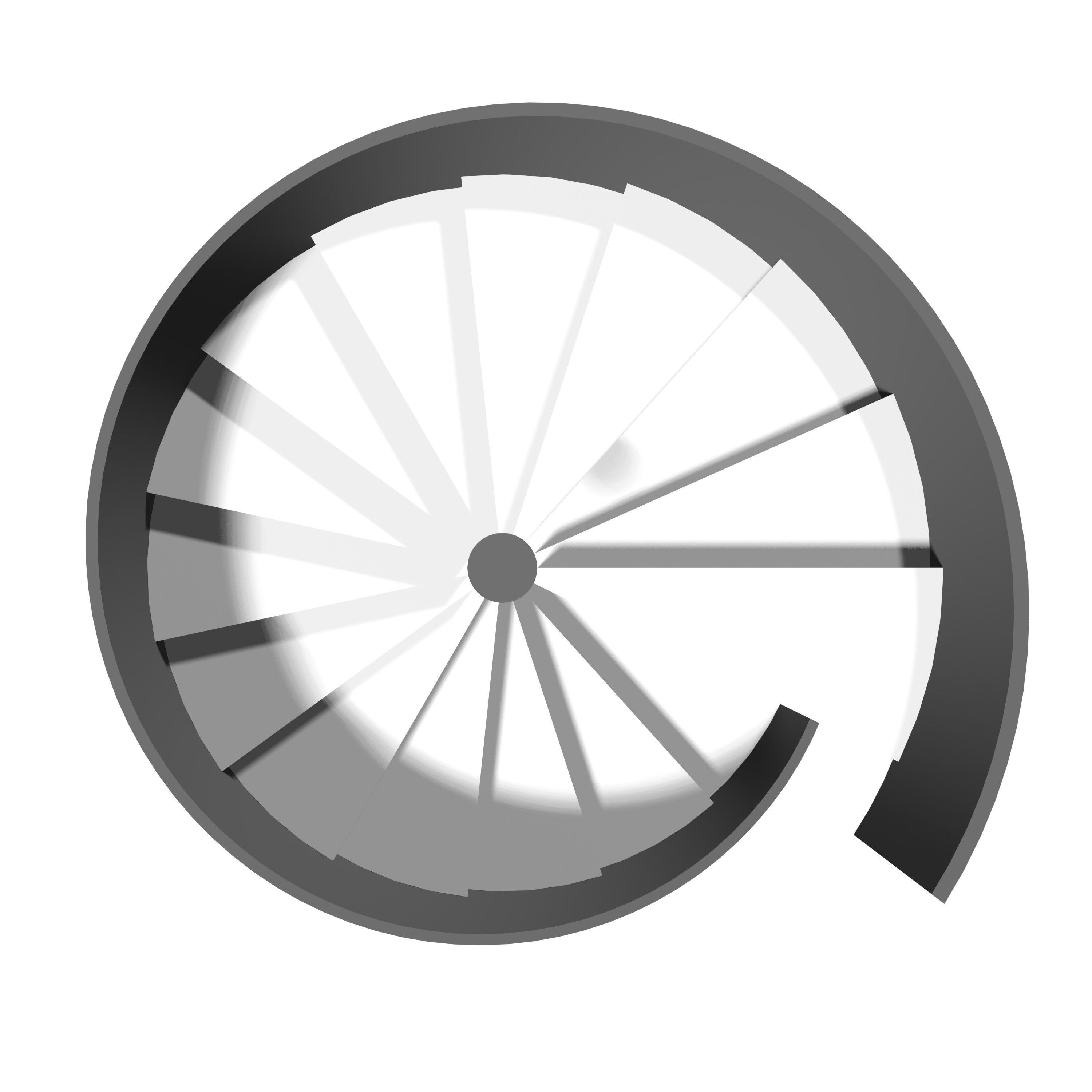 Spiral stair 2023-0012 3D model_4