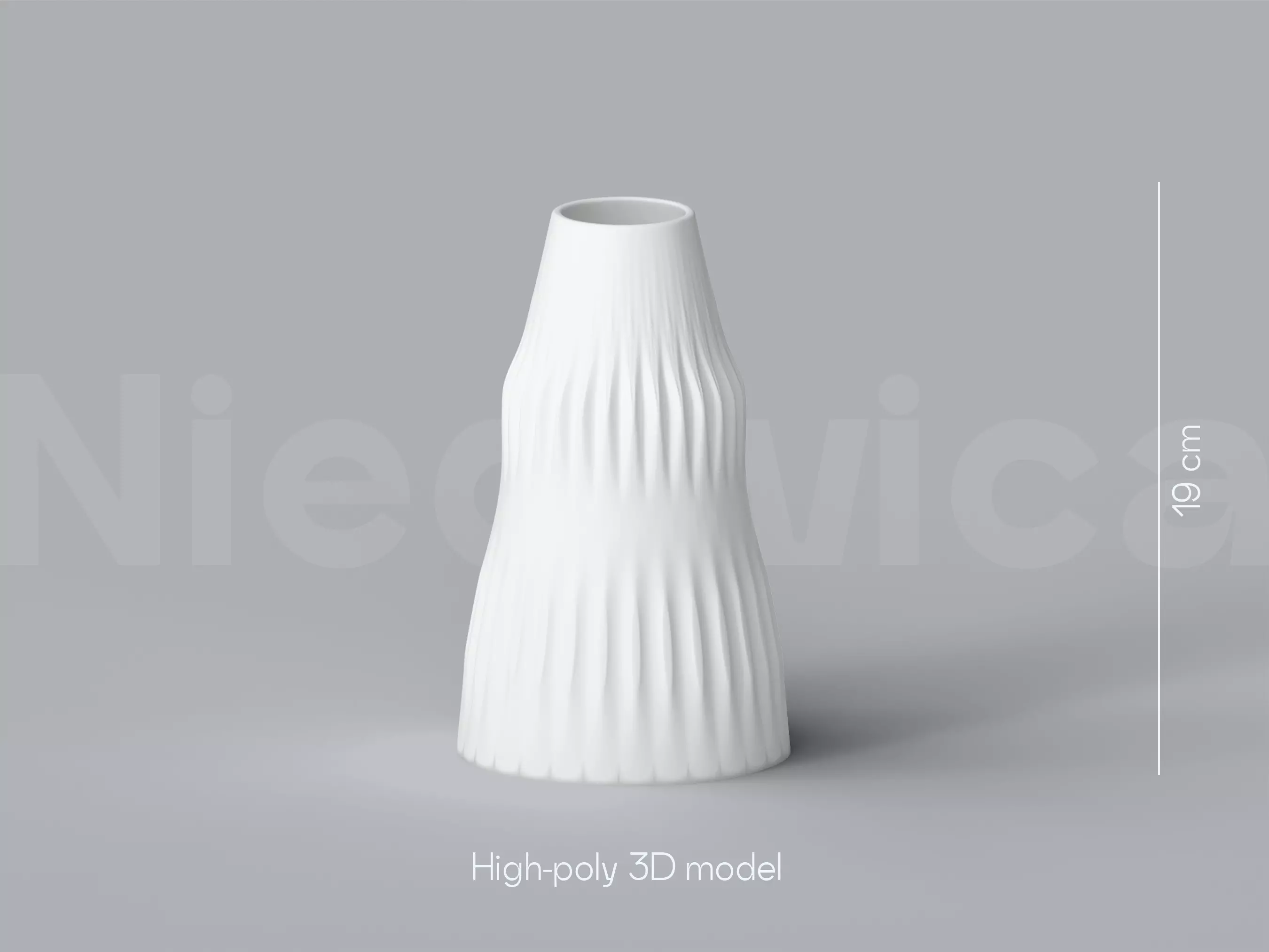 NIEDWICA VASE A-4 3D PRINTING VASE 3D MODEL 3D print model 3D print model_0