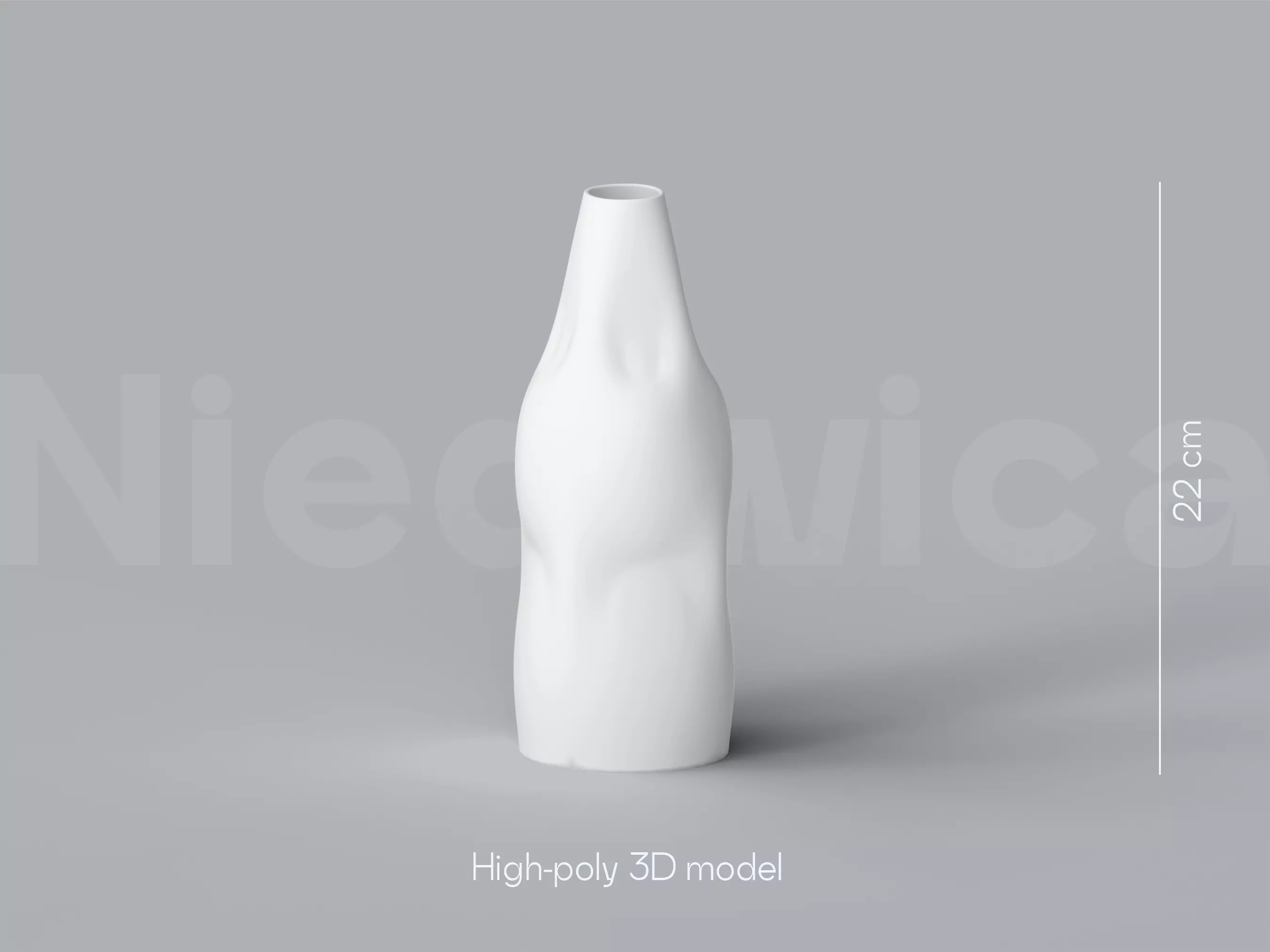 NIEDWICA VASE A-5 3D PRINTING VASE 3D MODEL STL FILE 3D print model_0