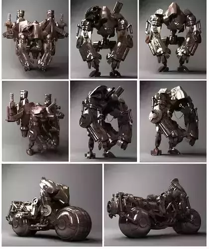 Robot Collection 3D model
