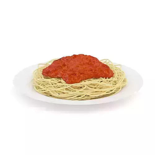 Spaghetti Napoli 3D model