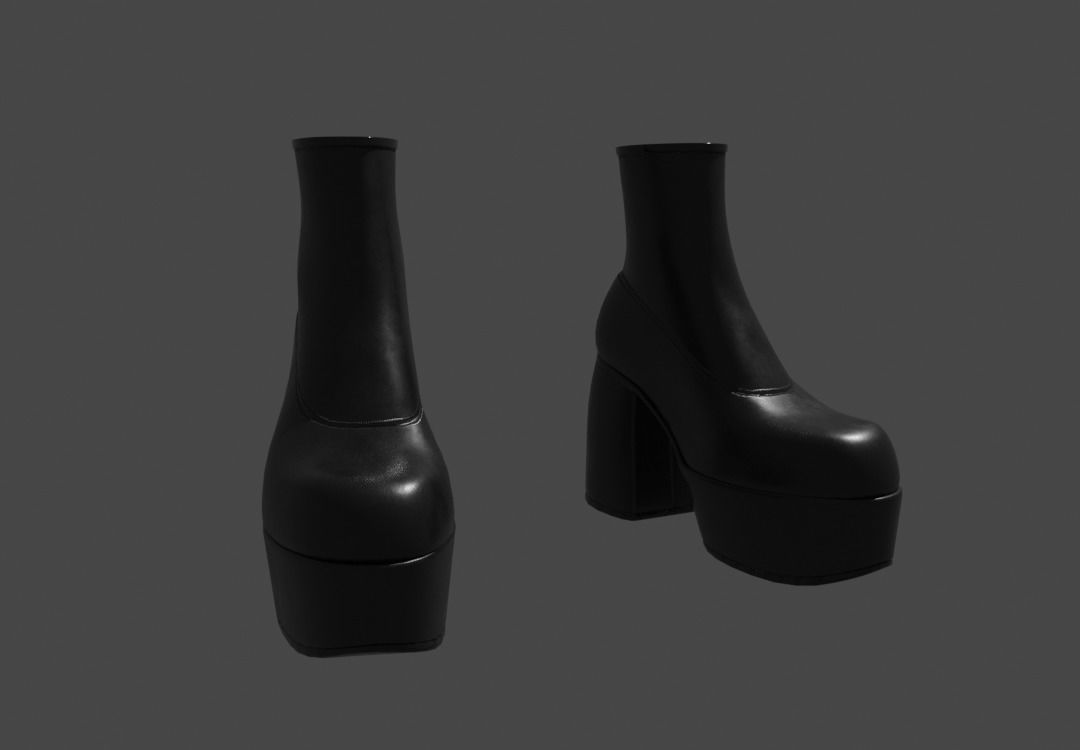 Naked wolfe Boots 3D model_5