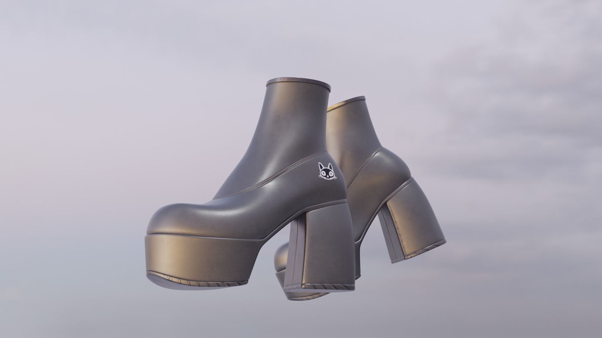 Naked wolfe Boots 3D model_3
