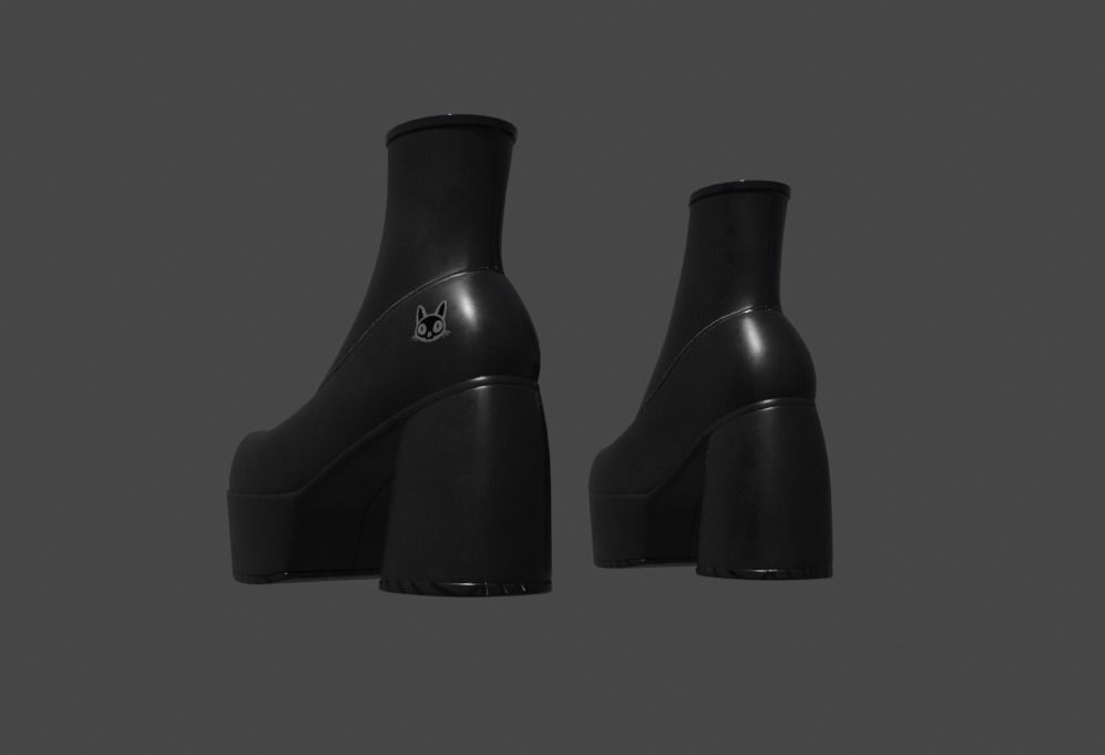 Naked wolfe Boots 3D model_6