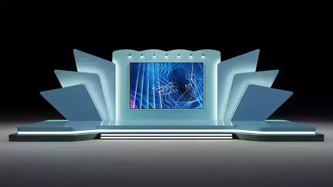 Entertainment Concert or Corporate Event Stage  with Lights