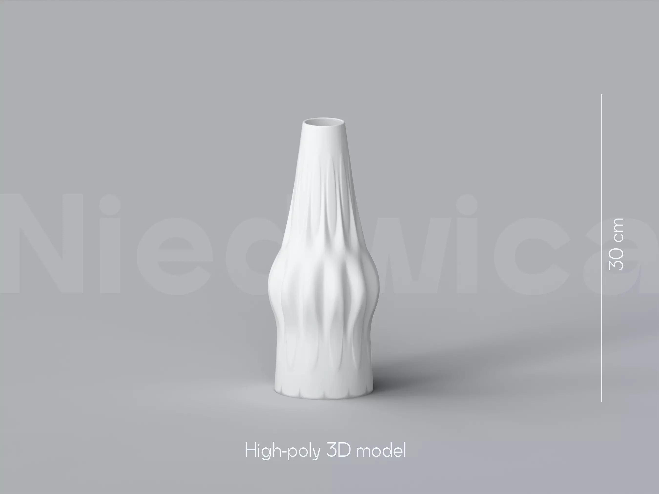 NIEDWICA VASE A-11 3D PRINTING VASE 3D MODEL 3D print model 3D print model_0
