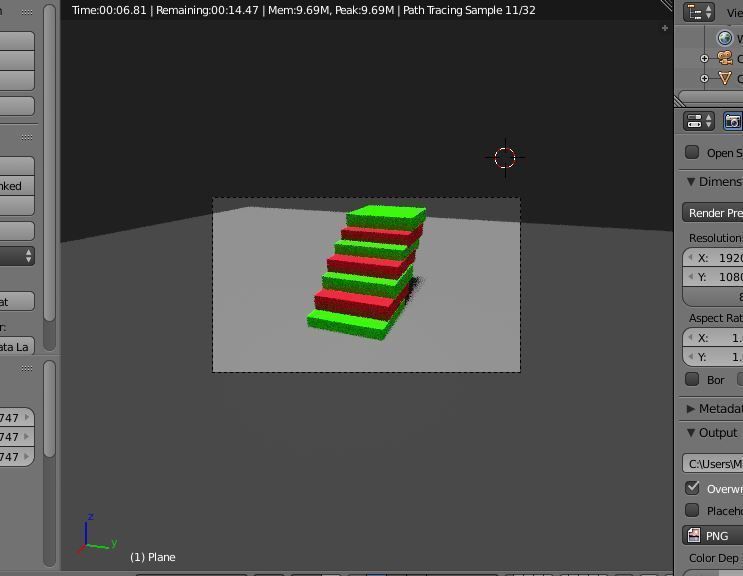 Stairs for 3d animation 3D model_4