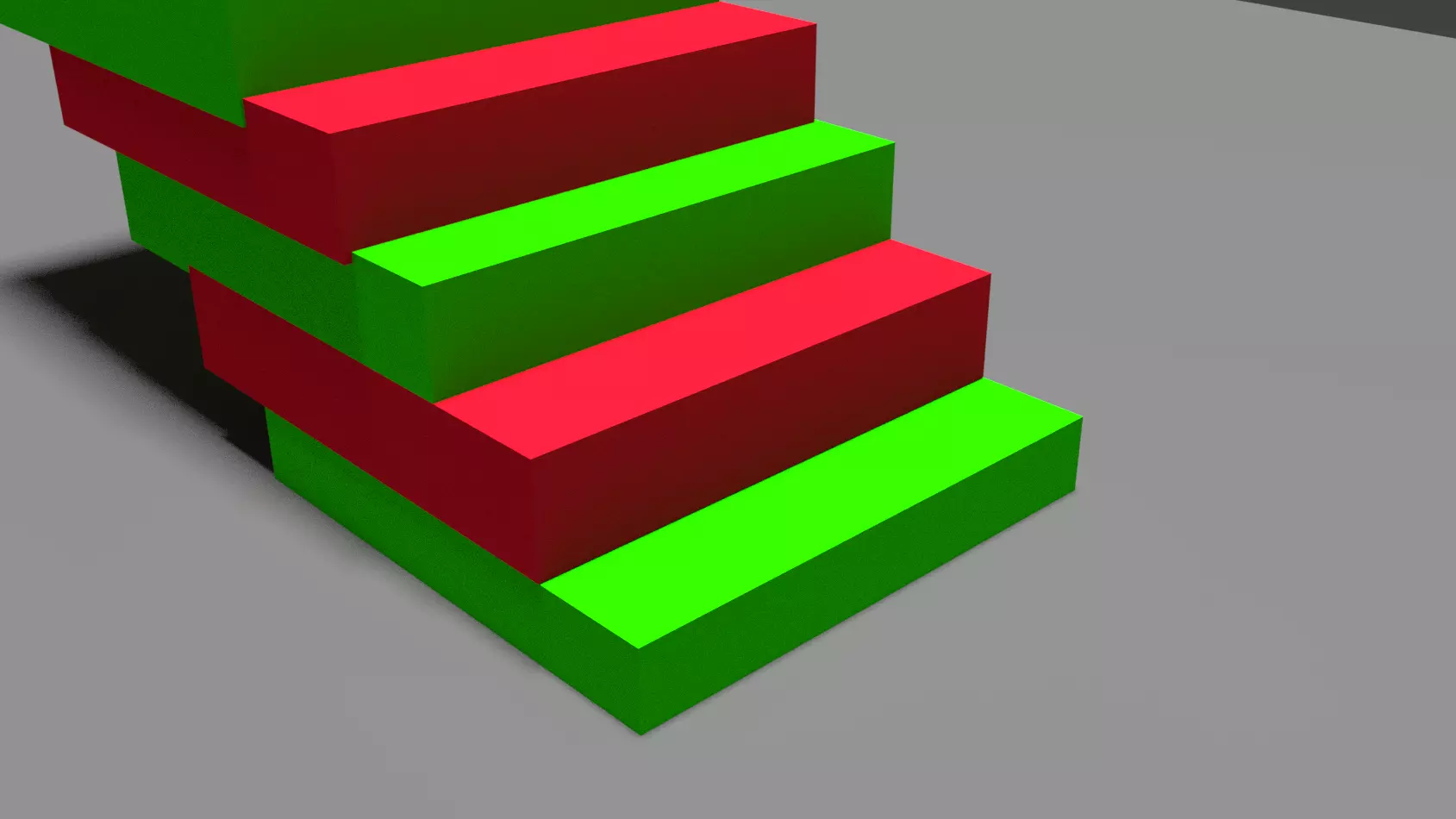 Stairs for 3d animation 3D model_0