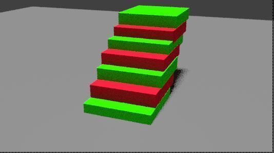 Stairs for 3d animation 3D model_3