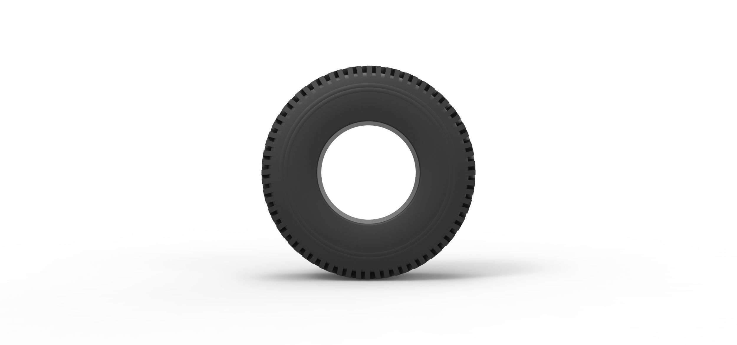 Offroad tire 69 Scale 1 to 25 3D print model_4