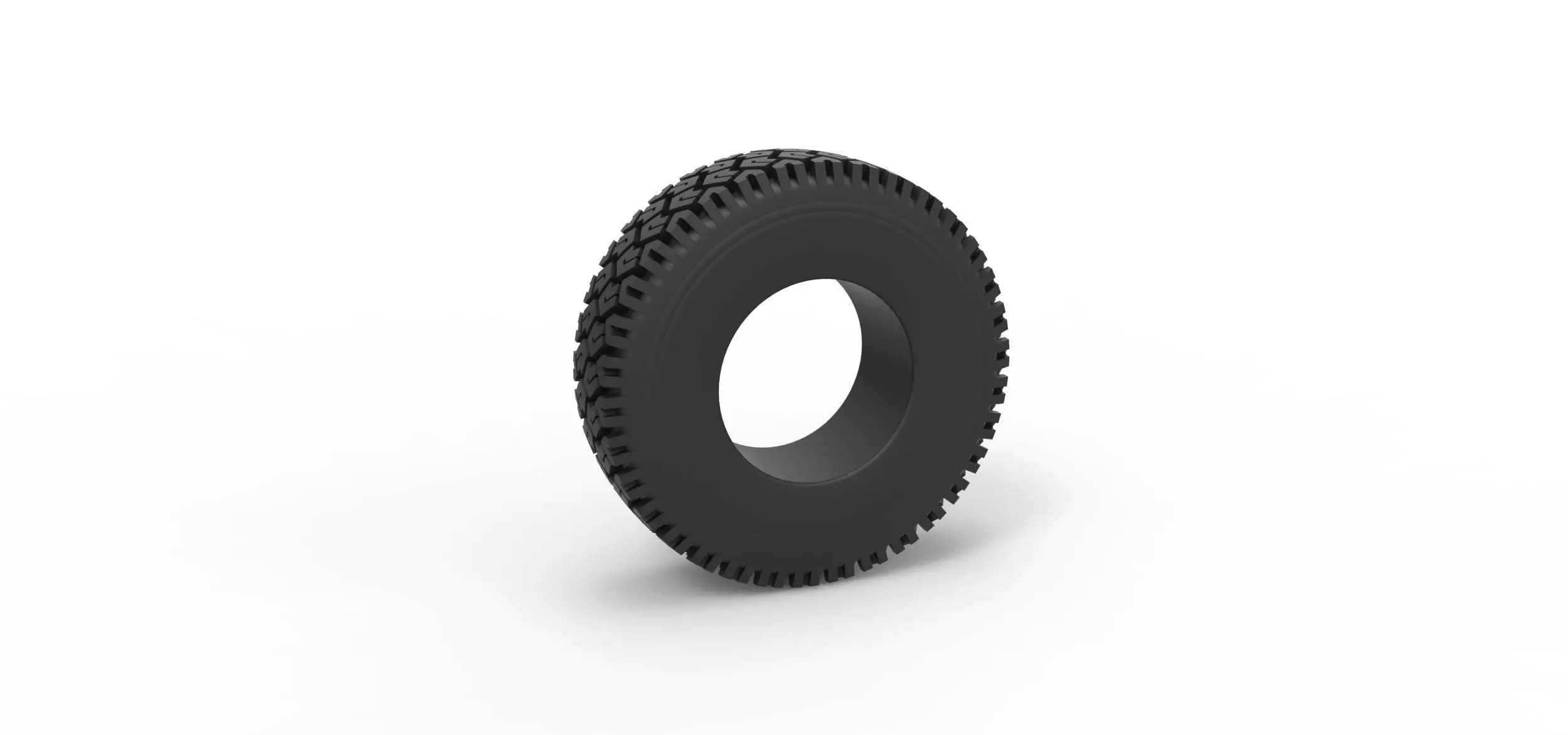Offroad tire 69 Scale 1 to 25 3D print model_0