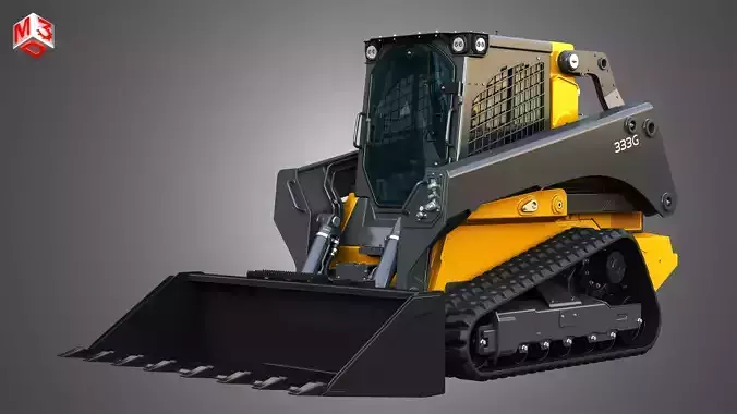 333G Compact Track Loader - Bucket 3D model