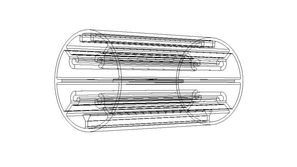 Aluminum Extruded Round Tube for Jigs Low-poly 3D model_32
