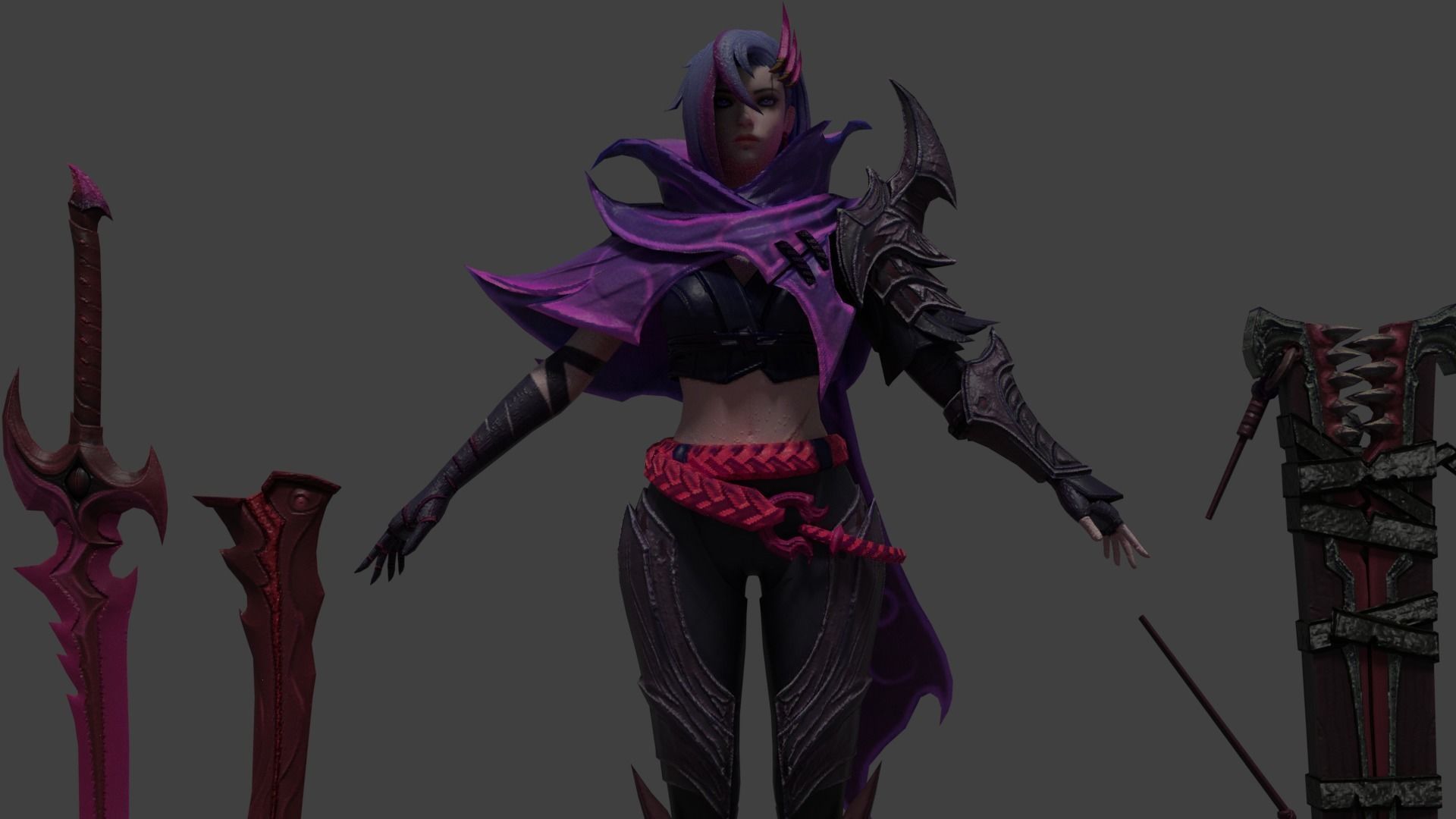 benedeta mlbb Low-poly 3D model_1