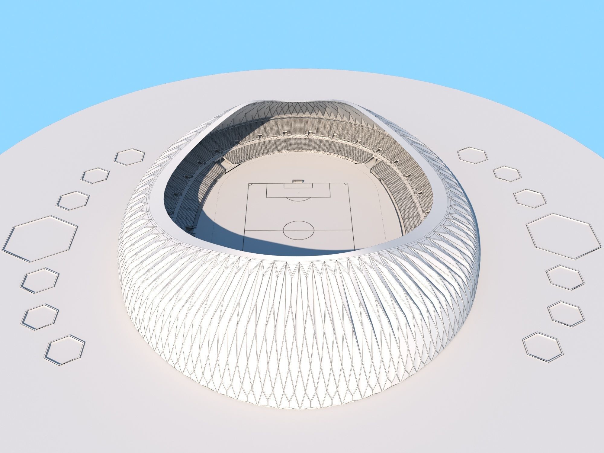 MOON STADIUM 3D model_8