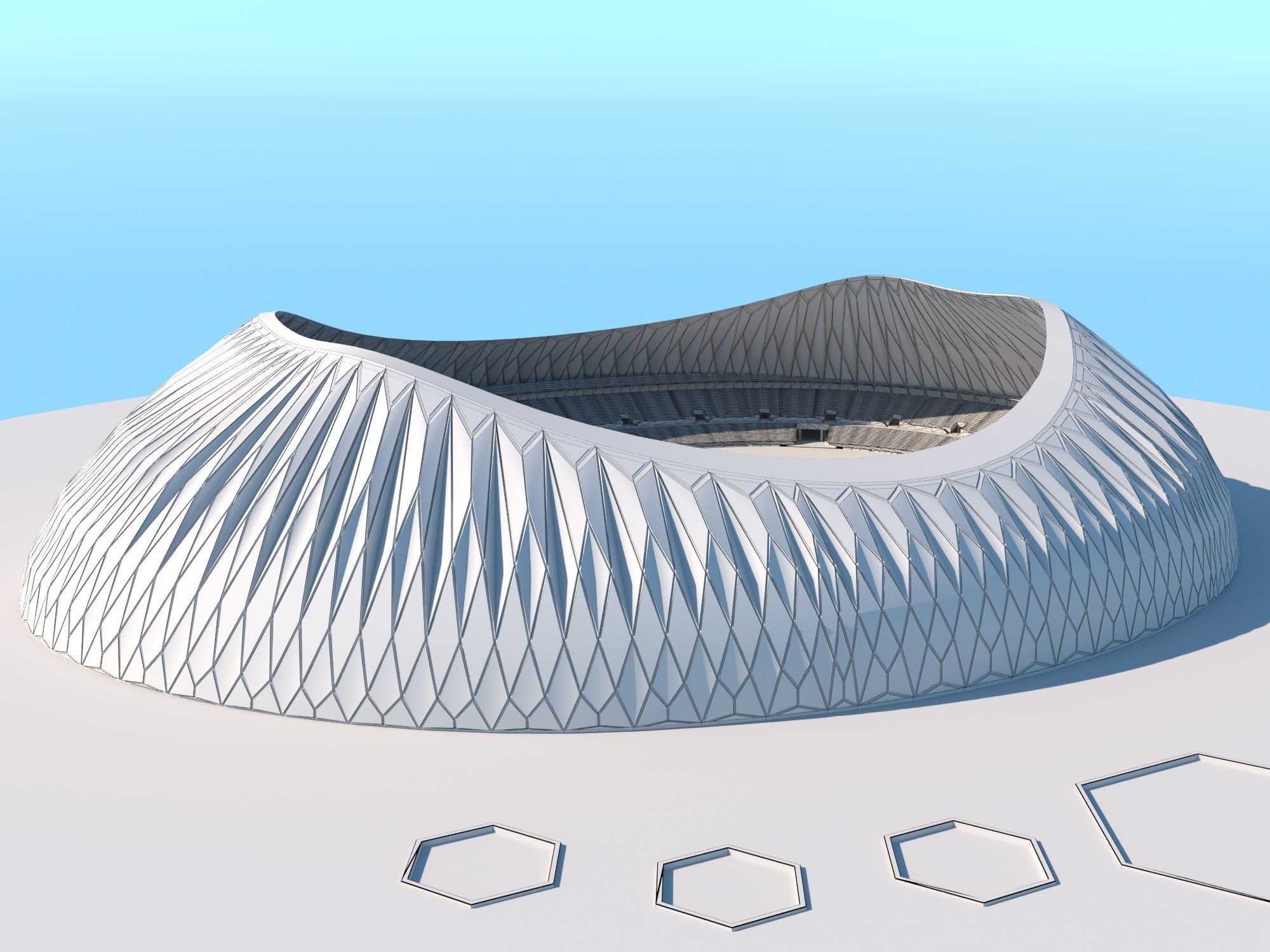 MOON STADIUM 3D model_9