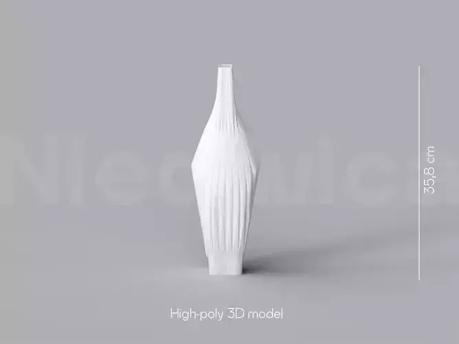 NIEDWICA VASE B-4 3D PRINTING VASE 3D MODEL 
