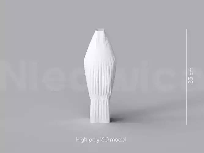 NIEDWICA VASE B-5 3D PRINTING VASE 3D MODEL 