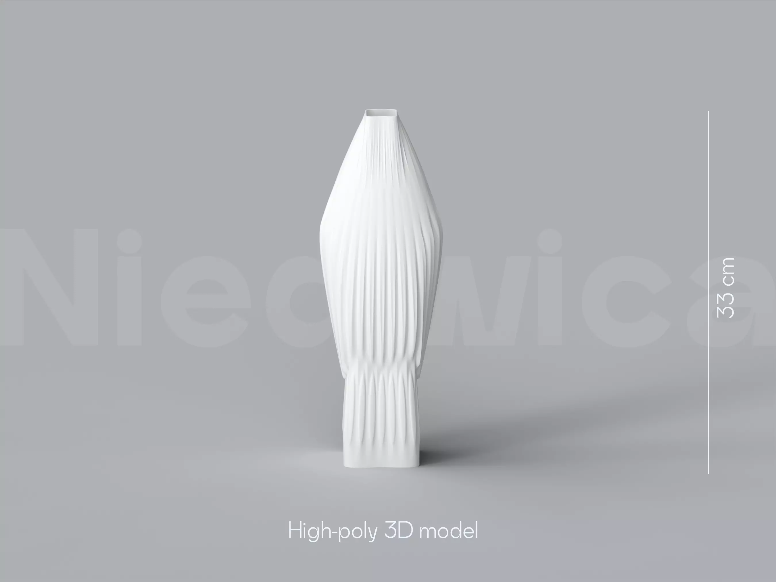 NIEDWICA VASE B-5 3D PRINTING VASE 3D MODEL 3D print model_0