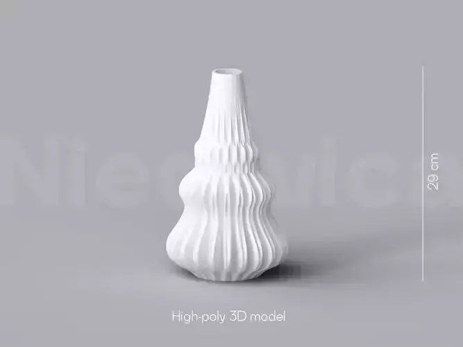 NIEDWICA VASE C-1 3D PRINTING VASE 3D MODEL STL FILE 3D print model