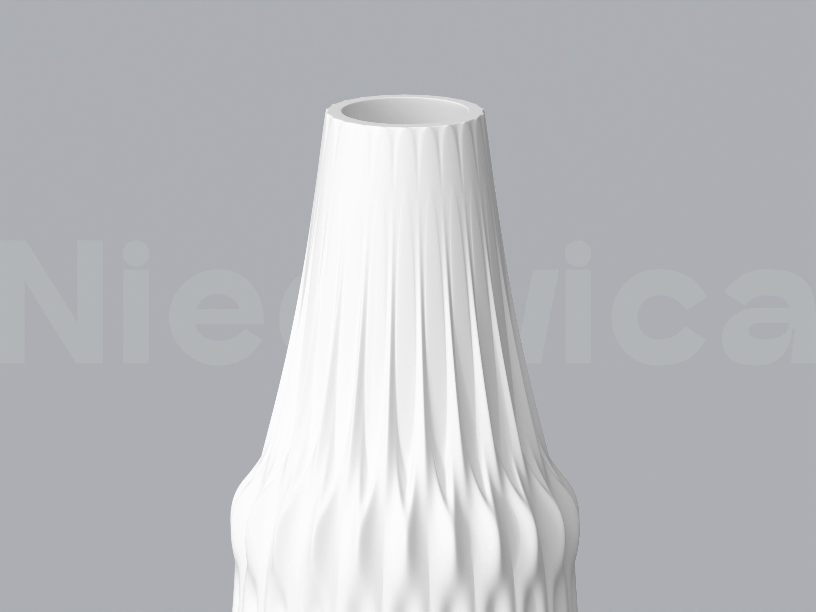 NIEDWICA VASE C-1 3D PRINTING VASE 3D MODEL STL FILE 3D print model_3