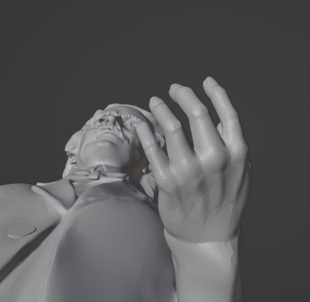 Edgar Allan Poe 3D print model_9
