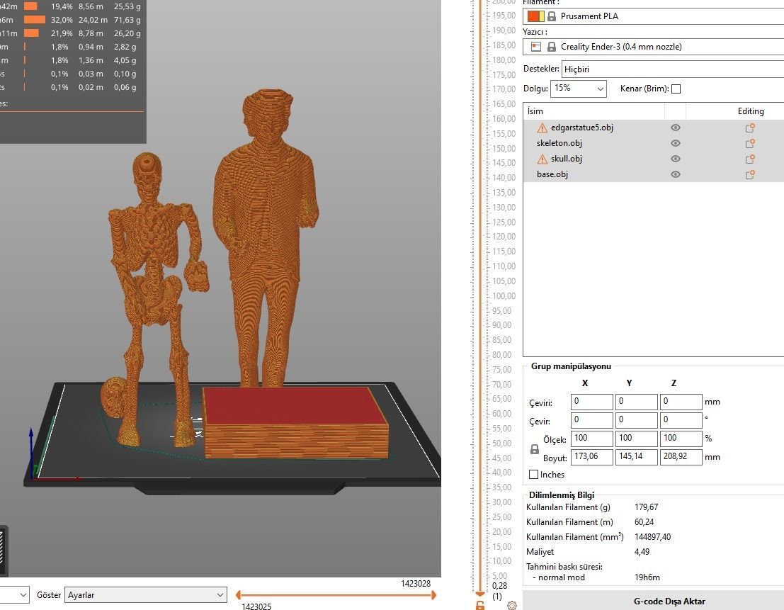 Edgar Allan Poe 3D print model_15