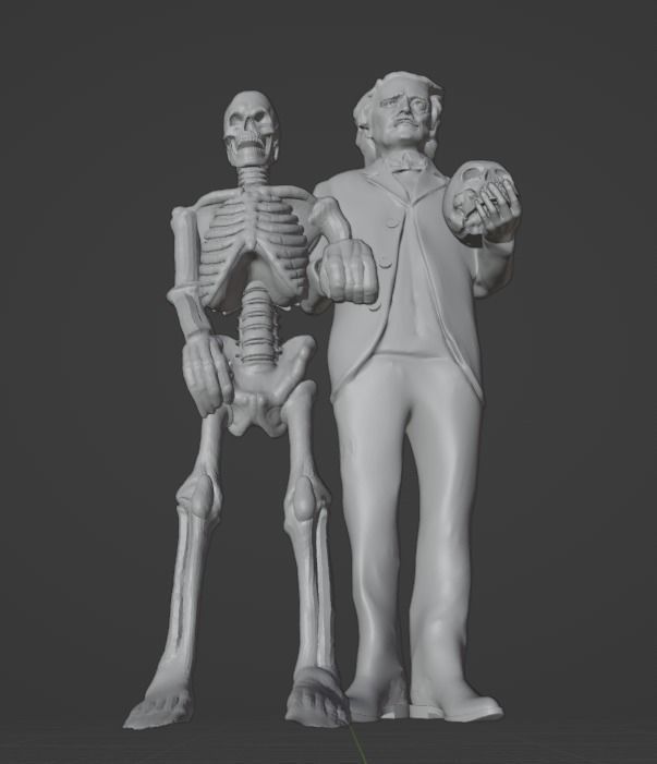 Edgar Allan Poe 3D print model_21
