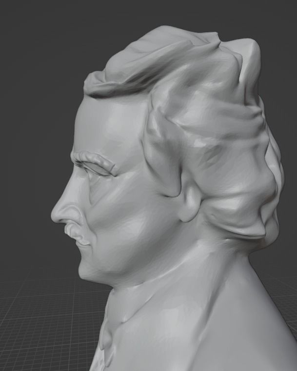 Edgar Allan Poe 3D print model_6