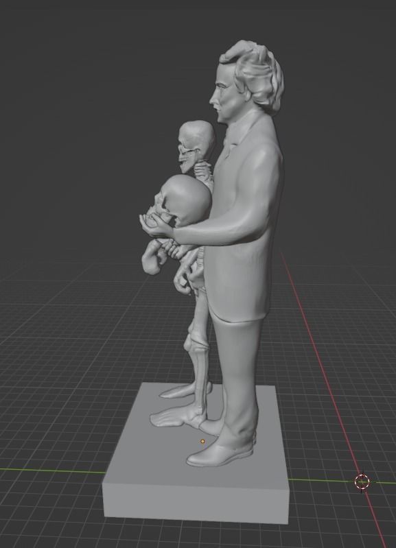 Edgar Allan Poe 3D print model_19