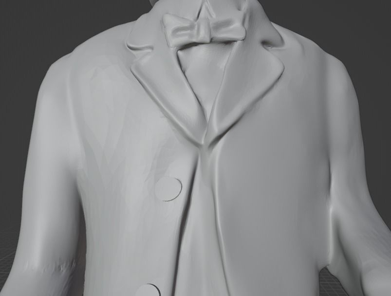 Edgar Allan Poe 3D print model_8