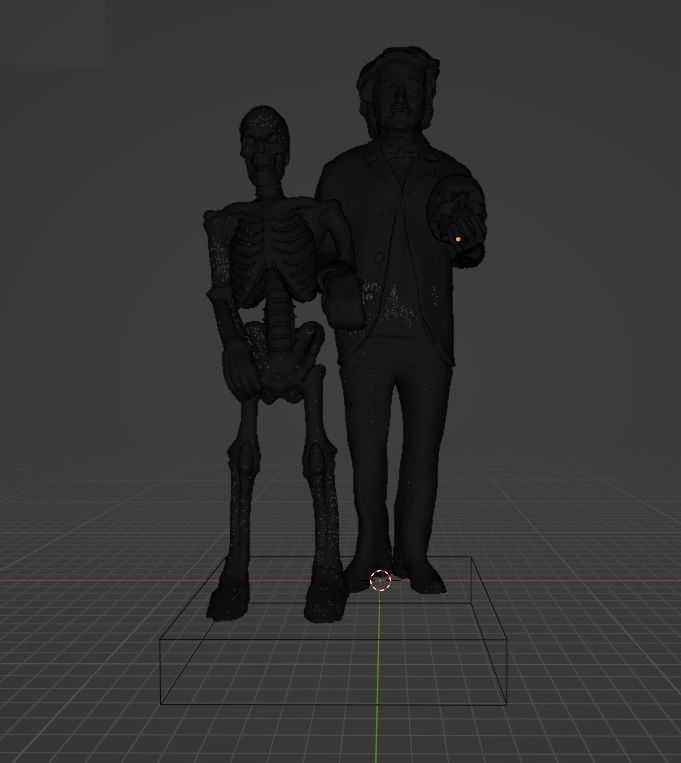 Edgar Allan Poe 3D print model_13