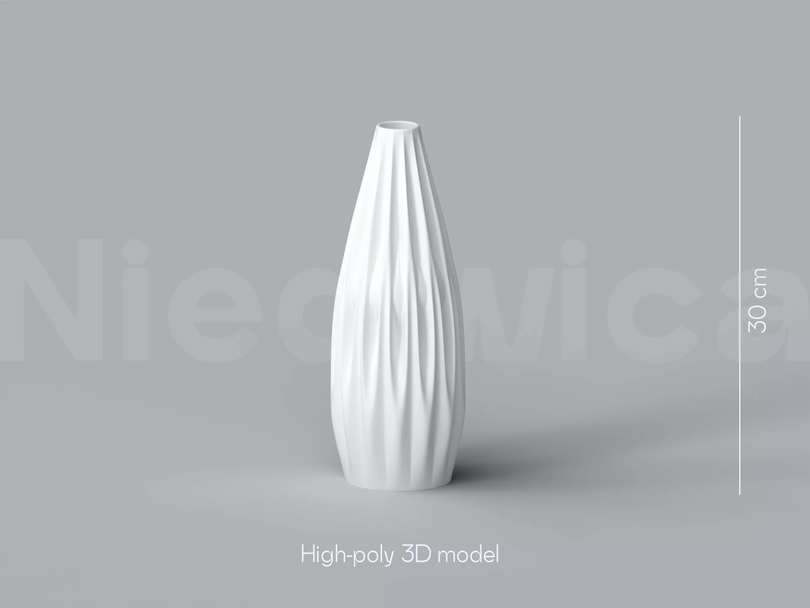 NIEDWICA VASE C-2 3D PRINTING VASE 3D MODEL STL FILE 3D 3D print model_0