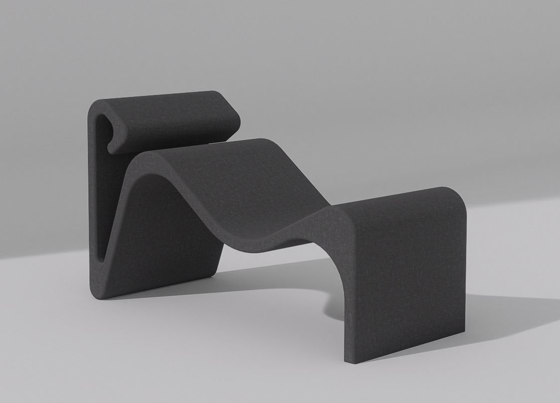 lounge chair 3d model 3D model_1