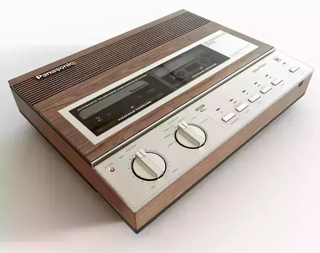 Vintage Panasonic Answering Machine 3D model