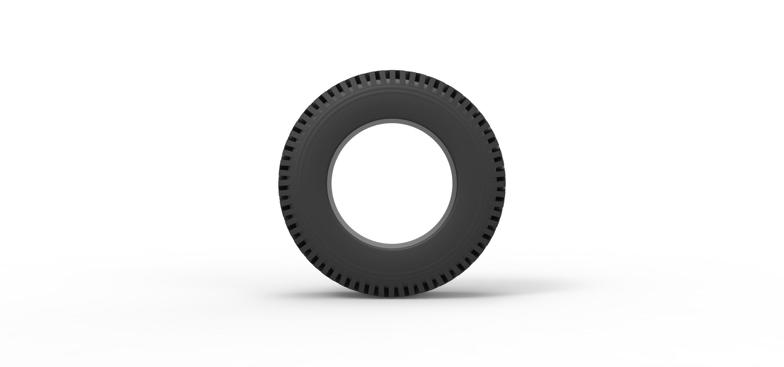 Offroad tire 71 Scale 1 to 25 3D print model_4