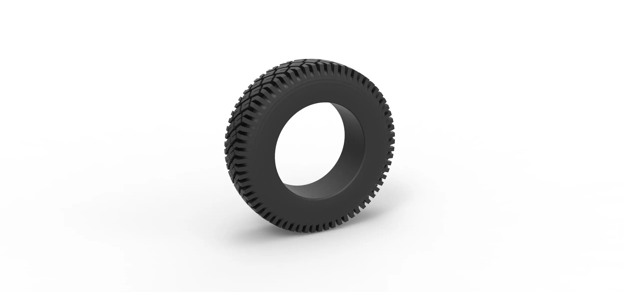 Offroad tire 71 Scale 1 to 25 3D print model_0