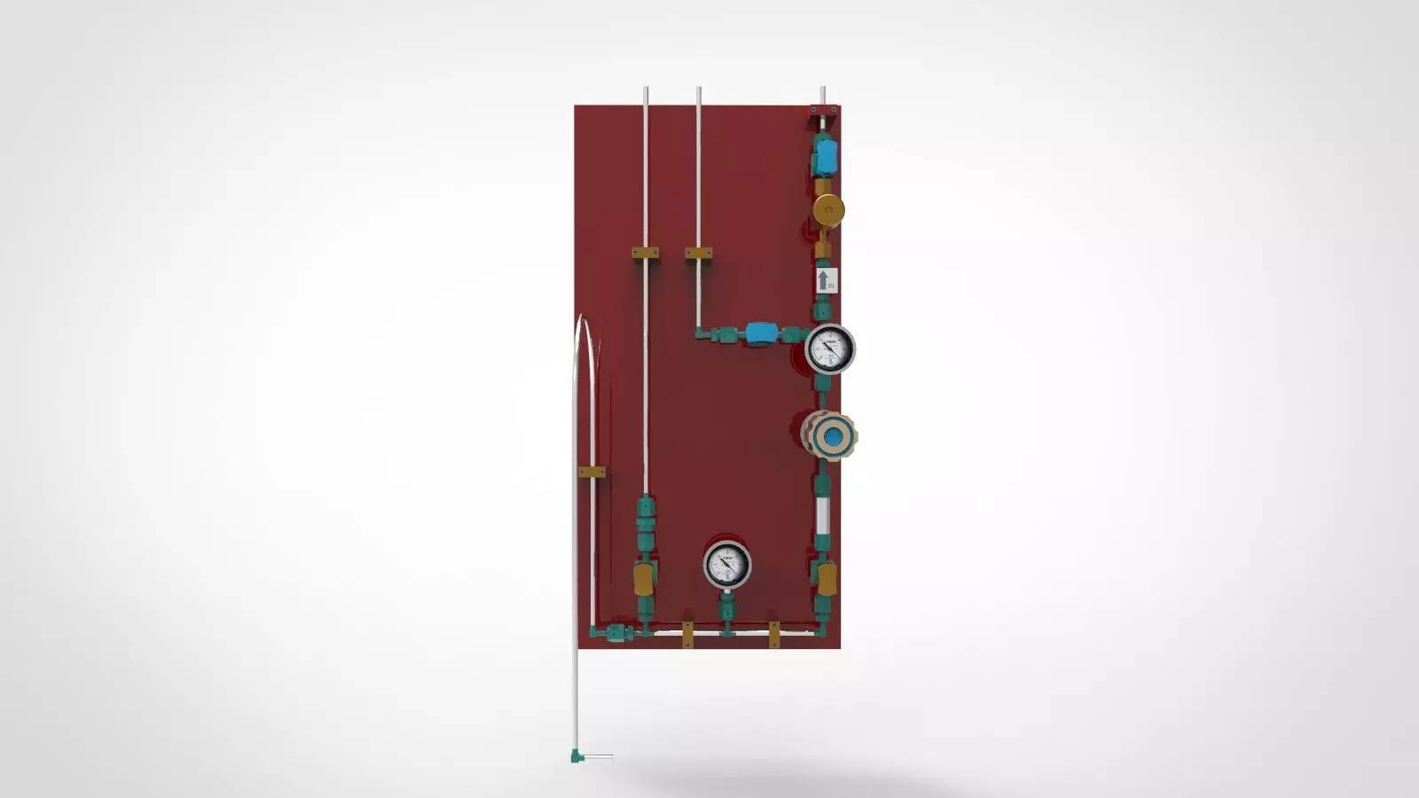 Gas cylinder Manifold 3D model