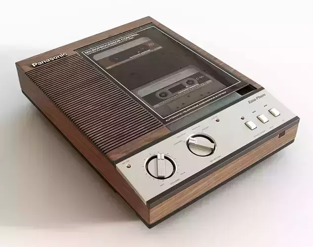 Vintage Panasonic Answering Machine 3D model