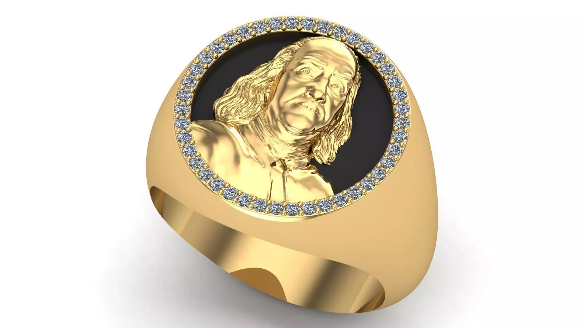 benjamin Ring 3D Model 3D print model
