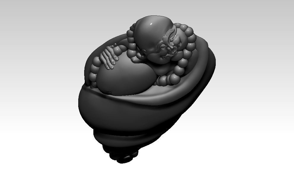 Buddha shell 3D Model 3D print model_5