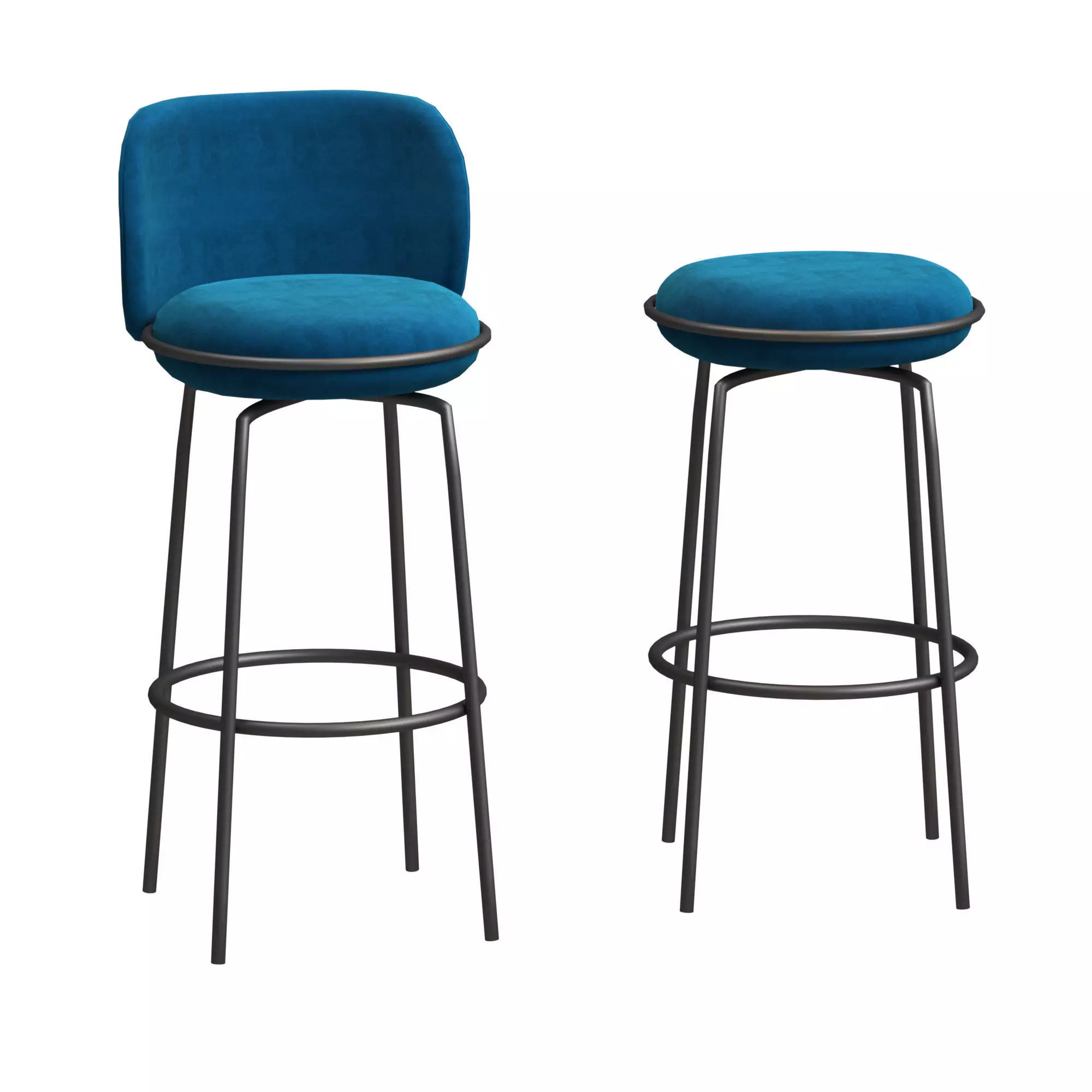 Merwyn Barstool by WITTMANN Free 3D model