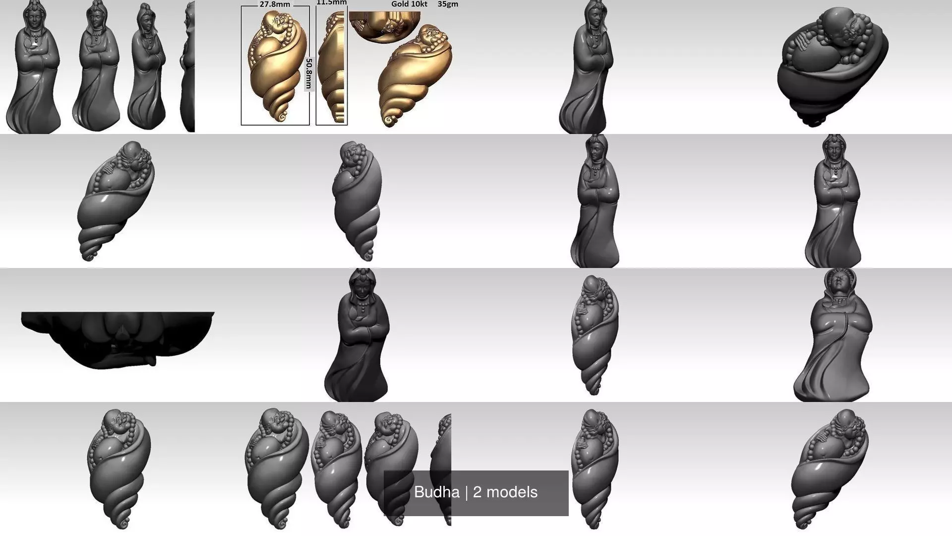 Budha 3D Model Collection_0