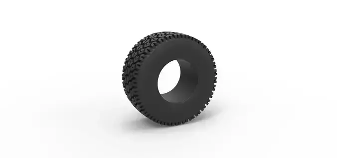 Offroad tire 72 Scale 1 to 25