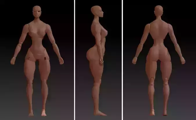 Bjd doll strong woman