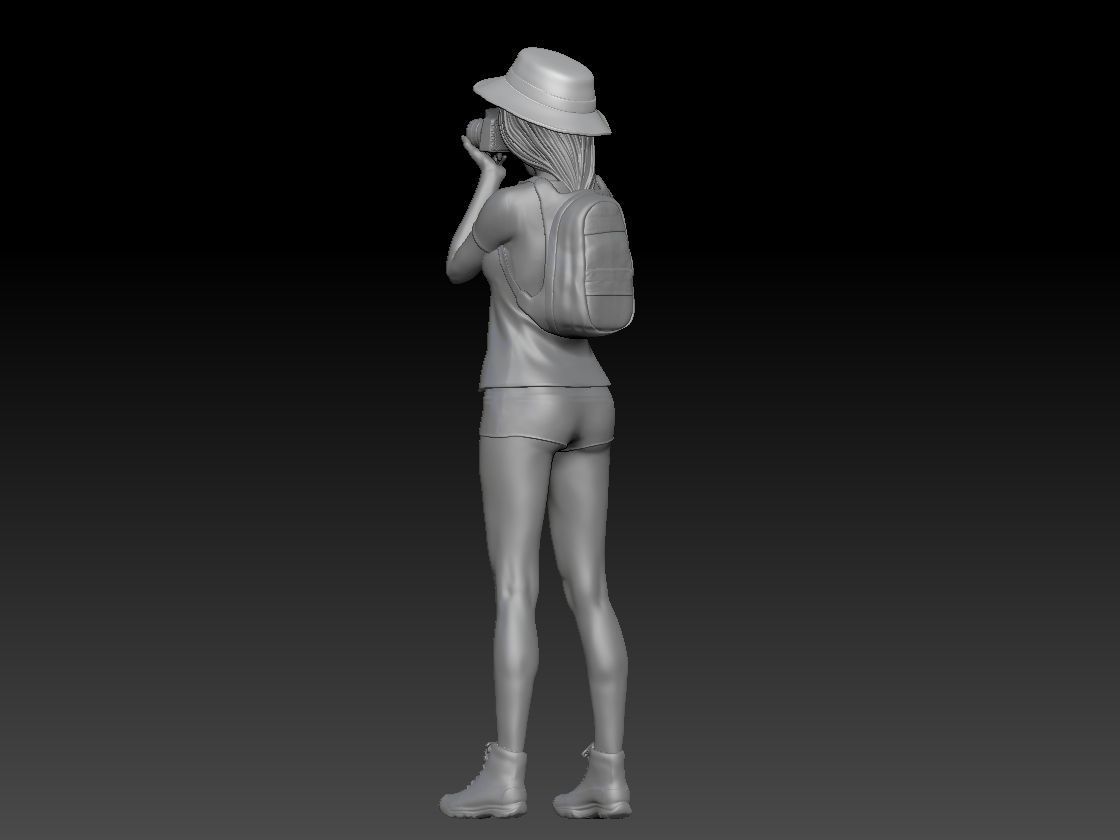 SAFARI GIRL PHOTOGRAPHER 3D print model_3