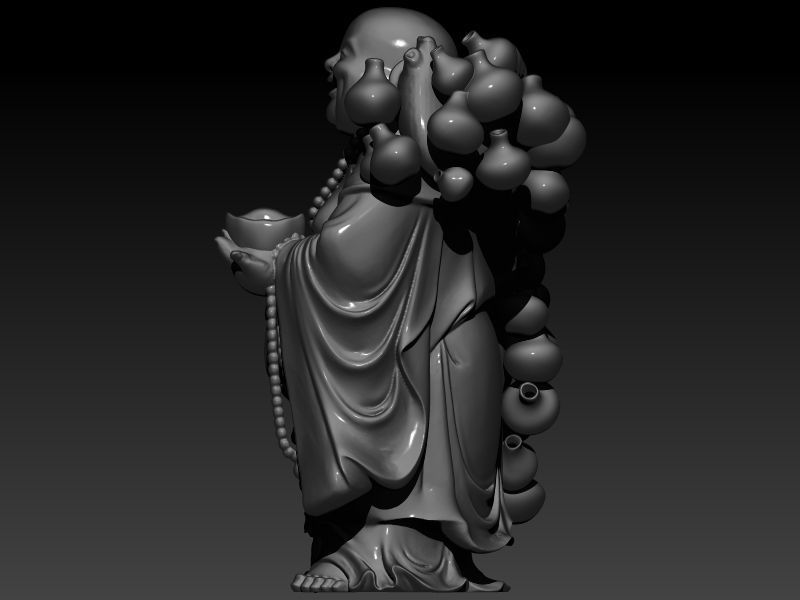 Budha Model 3D Model 3D print model_1