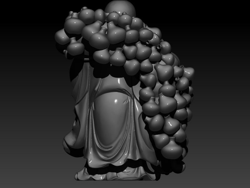 Budha Model 3D Model 3D print model_2