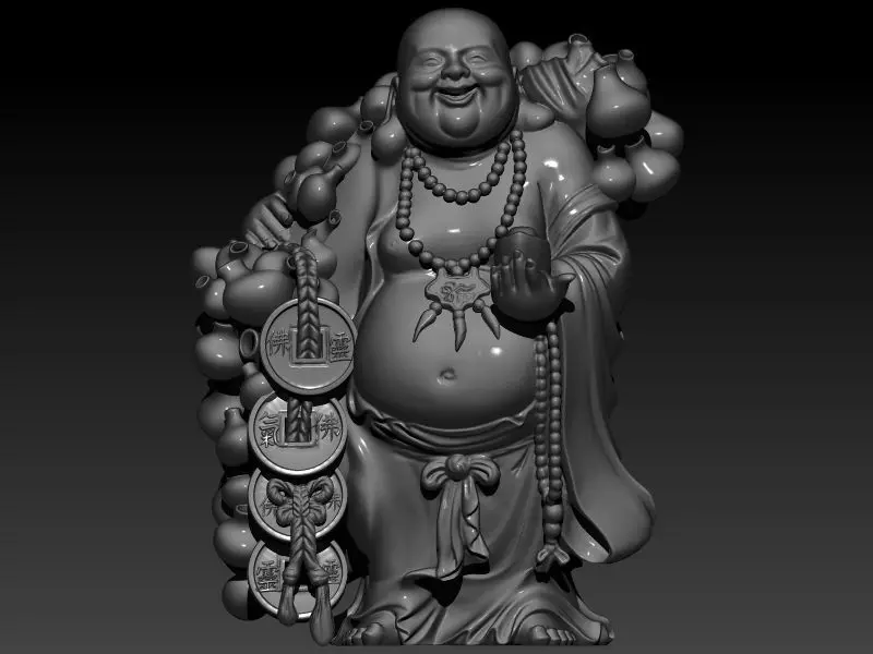 Budha Model 3D Model 3D print model_0