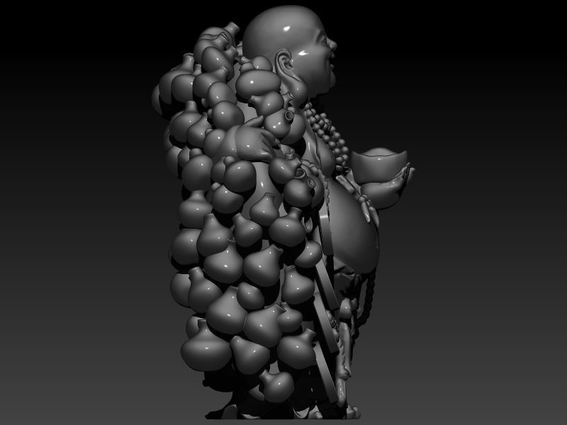 Budha Model 3D Model 3D print model_3